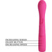 Pretty Love - Novak Vibrador Rabbit 12 Vibraciones Rosa