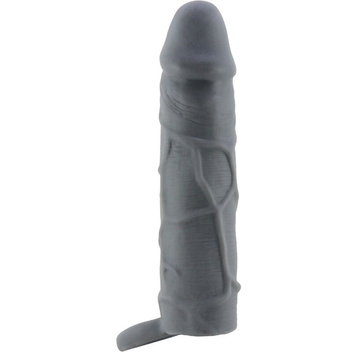 Pretty Love - Funda De Pene De Piel Realística Gris Oscuro
