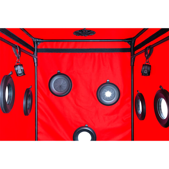 Secret Dome - Kink Club Cabina Scandale Negro & Rojo