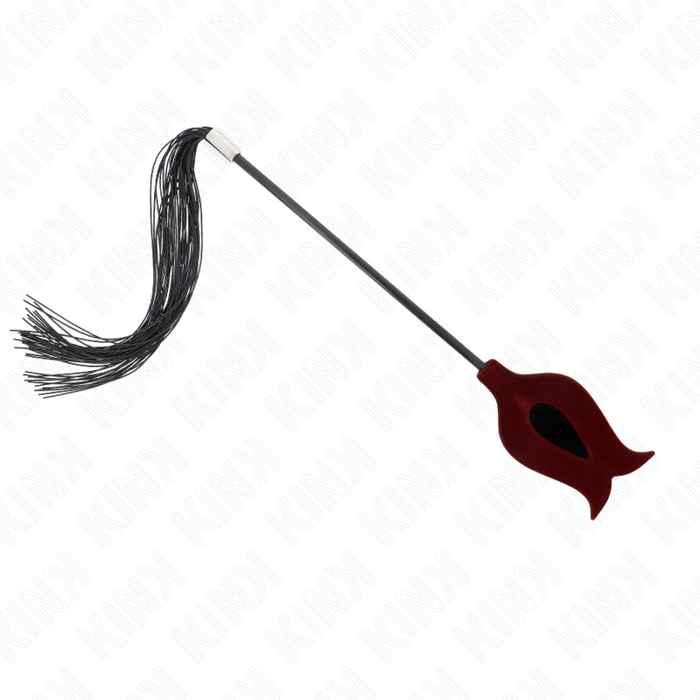 Kink - Látigo De Borla De Silicona Con Forma De Rosa 45 Cm