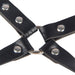 Subblime - 953690 Esposas Con Cinturón Bondage Negro Talla Única
