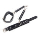 Subblime - 953690 Esposas Con Cinturón Bondage Negro Talla Única