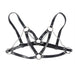 Subblime - 953713 Cinturón De Bondage Punk Hebilla Metal Negro Talla Única