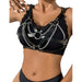 Subblime - 953713 Cinturón De Bondage Punk Hebilla Metal Negro Talla Única