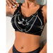 Subblime - 953713 Cinturón De Bondage Punk Hebilla Metal Negro Talla Única