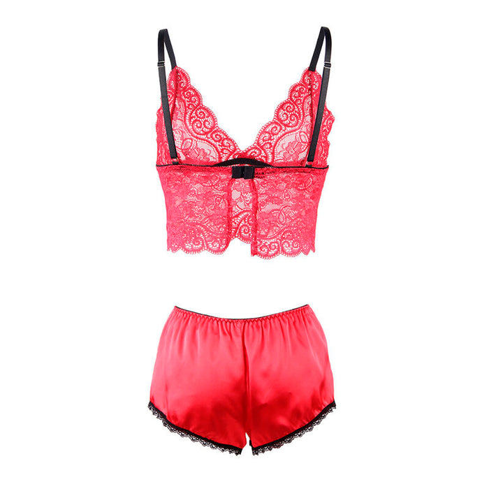 Subblime - 953898 Set 3 Piezas Encaje Y Saten Rojo S/m