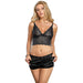 Subblime - 953911 Set 3 Piezas Encaje Y Saten Negro S/m