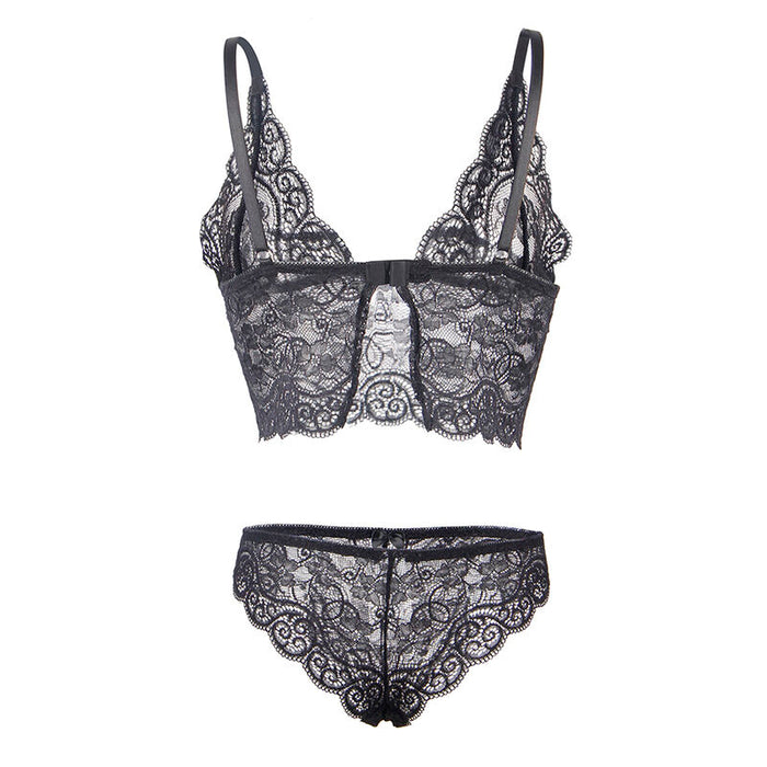 Subblime - 953911 Set 3 Piezas Encaje Y Saten Negro S/m