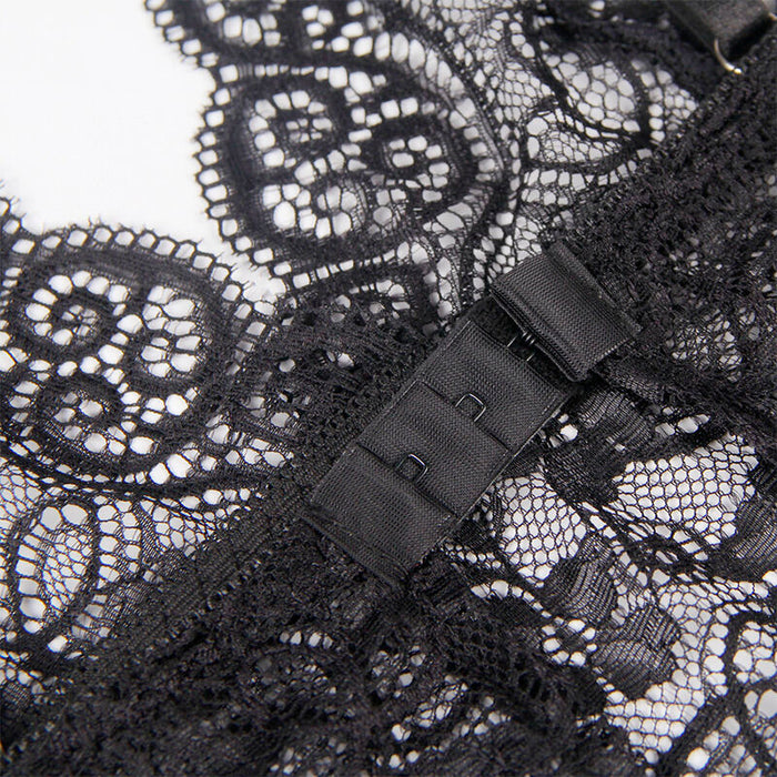 Subblime - 953911 Set 3 Piezas Encaje Y Saten Negro S/m