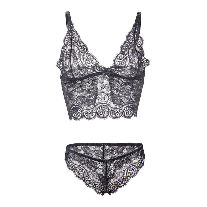 Subblime - 953911 Set 3 Piezas Encaje Y Saten Negro S/m