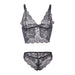 Subblime - 953911 Set 3 Piezas Encaje Y Saten Negro S/m