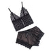 Subblime - 953942 Pijama Sexy Saten Y Encaje Negro L/xl