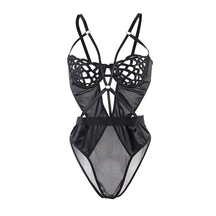 Subblime - 954055 Body Sexy De Encaje Negro S/m
