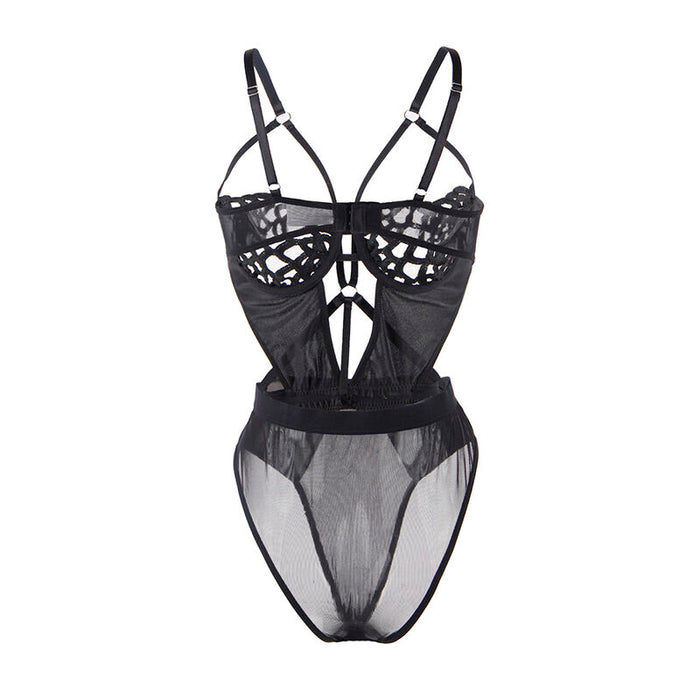 Subblime - 954055 Body Sexy De Encaje Negro S/m