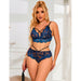 Subblime - 954062 Sujetador + Panties Encaje Azul S/m