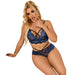 Subblime - 954062 Sujetador + Panties Encaje Azul S/m