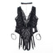 Subblime - 954390 Body Sexy Con Ligueros Negro L/xl