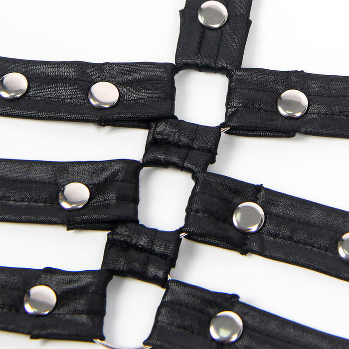 Subblime - 954406 Vestido Bondage De Cuero Negro S/M
