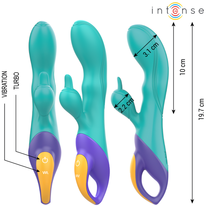 Intense - Fred Vibrador Rabbit Azul
