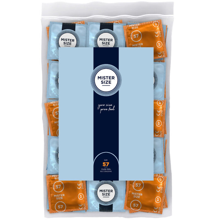 Mister Size - Preservativos Talla L 57 Mm (100 Unidades)