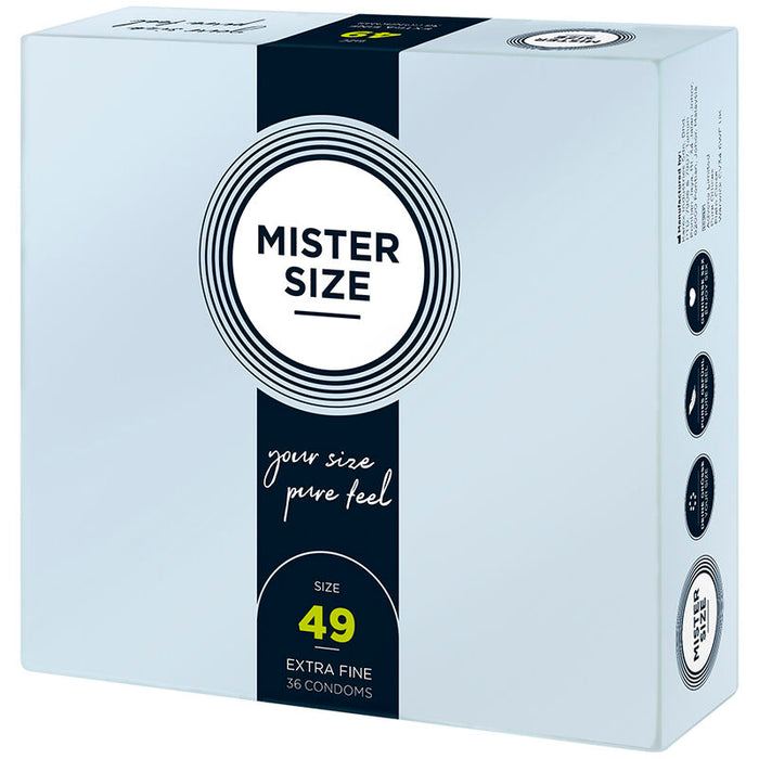 Mister Size - Preservativos Talla S 49 Mm (36 Unidades)