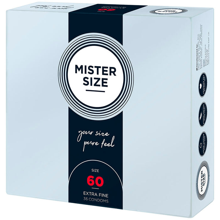 Mister Size - Preservativos Talla Xl 60 Mm (36 Unidades)