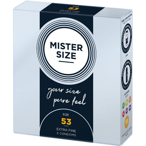 Mister Size - Preservativos Talla M 53 Mm (3 Unidades)
