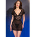 Chilirose - Cr 4830 Babydoll Negro Xl