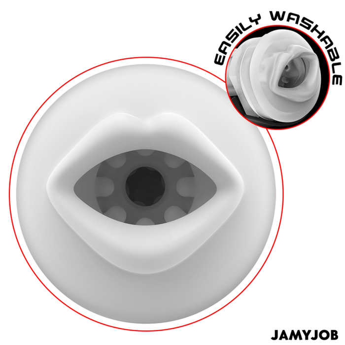 Jamyjob - Megabite Masturbador Boca Automático 5 Modos Succión Y Vibración