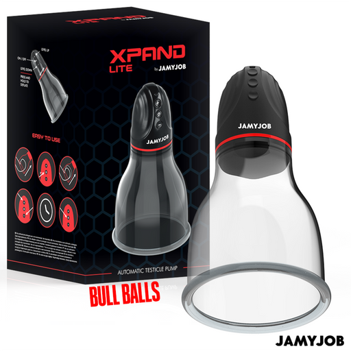 Jamyjob - Xpand Lite Bomba Automática De Testículos 3 Niveles De Succionador Gris