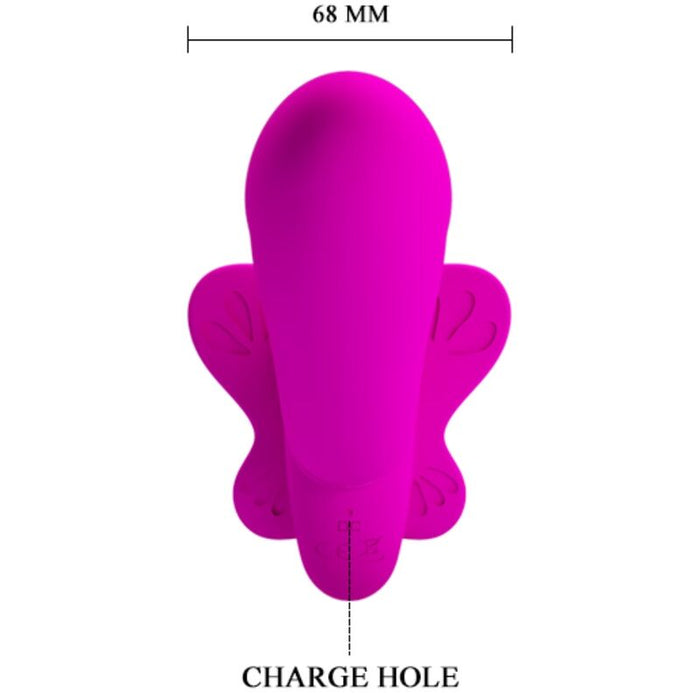 Pretty Love - Valerie Vibrador Doble Strap-on 12 Vibraciones Morado