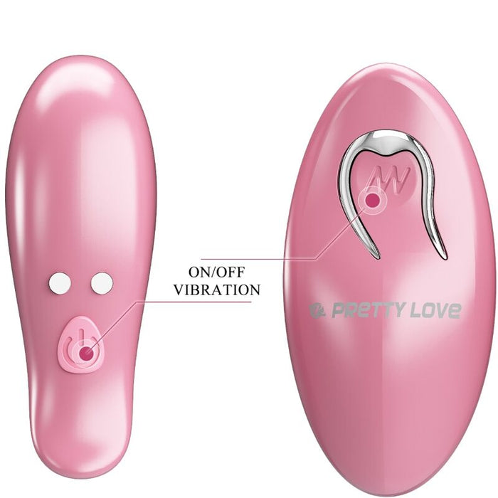 Pretty Love - Cailey Pinzas Para Pezones 10 Vibraciones Control Remoto Rosa