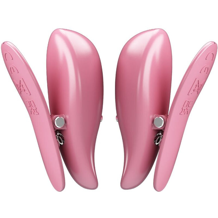 Pretty Love - Cailey Pinzas Para Pezones 10 Vibraciones Control Remoto Rosa