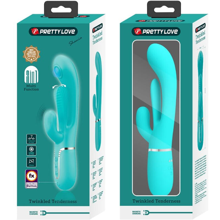 Pretty Love - Shania Triple Vibrador Rabbit Multifunción 3 En 1