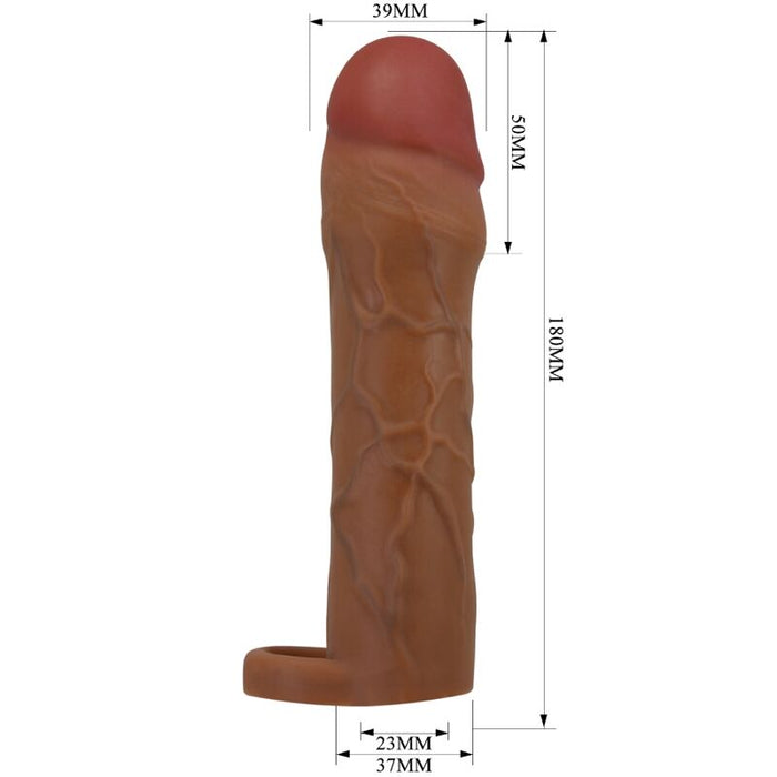 Pretty Love - Hani Funda Para Pene Con Extensión De 5 Cm Mulato