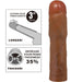 Pretty Love - Kylian Funda Para Pene Con Extensión De 7.6 Cm Mulato