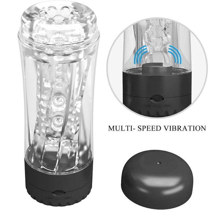 Pretty Love - Tamara Masturbador Masculino Vibrador Multivelocidad Negro