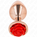 Kink - Plug Anal Oro Rosado Rosa Roja S