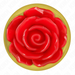 Kink - Plug Anal Dorado Rosa Roja Talla L