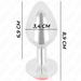 Kink - Plug Anal Rosa Roja Talla M