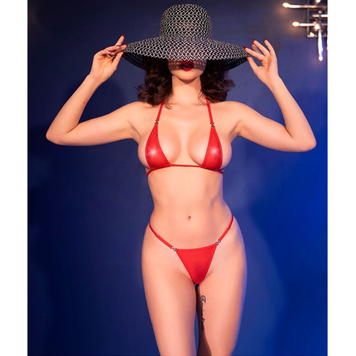 Chilirose - Cr 4840 Micro Bikini Rojo S/m