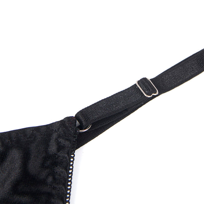 Subblime - 955199 Set Sujetador Con Lazo Negro Ajustable S/m