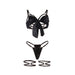 Subblime - 955205 Set Sujetador Con Lazo Negro Ajustable L/xl