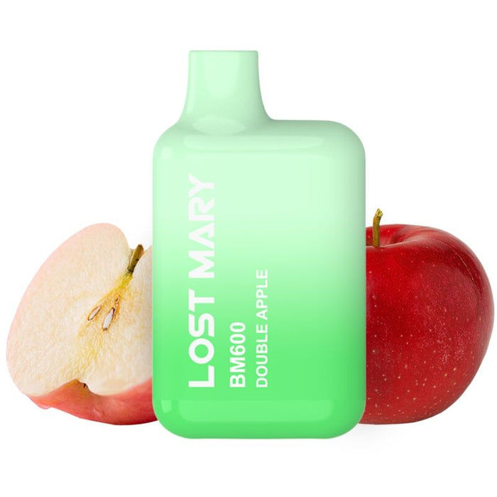 Lost Mary - Bm600 Vaper Nicotina 2% Desechable Sabor Doble Manzana