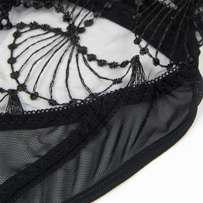 Subblime - 955212 Body Transparente Con Encaje Hueco Negro S/M