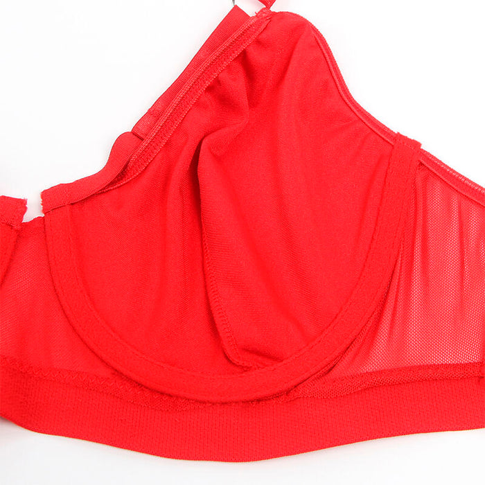 Subblime - 955250 Set Sujetador Con Liguero Bondage Rojo S/M