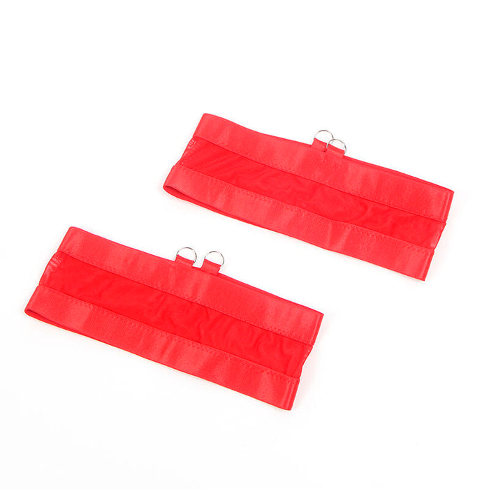 Subblime - 955267 Set Sujetador Con Liguero Bondage Rojo L/Xl