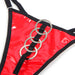 Subblime - 955533 Conjunto Sujetador Con Cremallera De Malla De Charol Rojo S/m