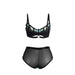 Subblime - 955564 Conjunto Sujetador Con Cremallera De Malla De Charol Verde L/xl