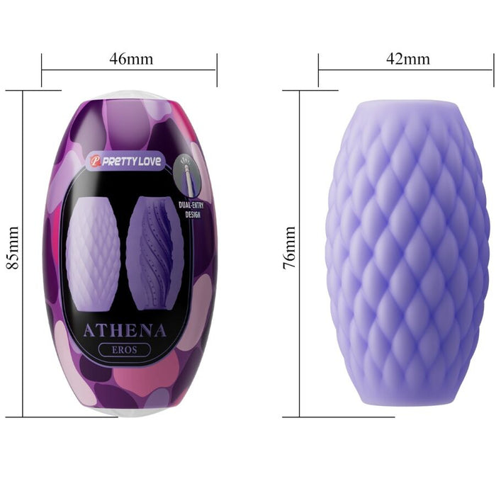 Pretty Love - Athena Eros Masturbador Masculino Silicona Morado
